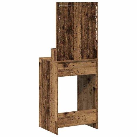 Kaptafel met plank Oud Hout 50 x 41 x 135 cm Bewerkt hout 6