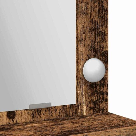 Kaptafel met plank Oud Hout 50 x 41 x 135 cm Bewerkt hout 8