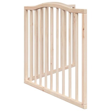Hondenhek inklapbaar 2 panelen 160 cm populierenhout 5