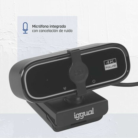 Webcam iggual IGG319949 4K Ultra HD 7