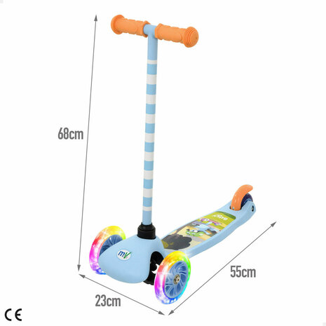 Step Bluey Rubber Metaal Plastic Blauw 4