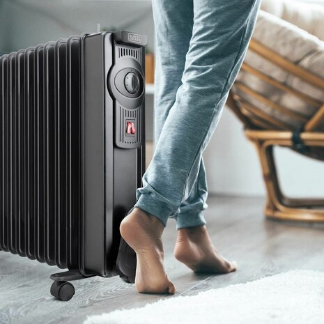 Olieradiator (11 kamers) Black & Decker BXRA2000E Zwart 2000 W 7