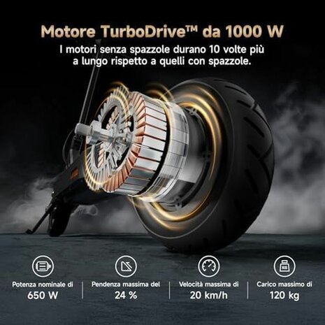 Elektrische Step Navee SNAVST3 Zwart 25 km/h 8