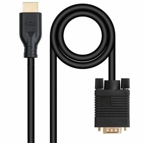 VGA-kabel NANOCABLE 10.15.4602 Zwart 1,8 m 2
