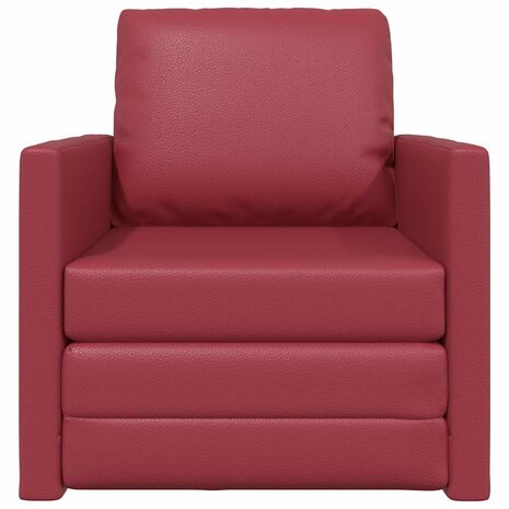 Slaapbank Wijnrood 74 x 77 x 81 cm Fluweel 5