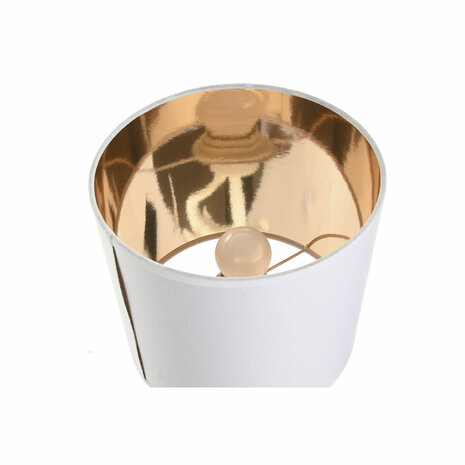 Bureaulamp Home ESPRIT Wit Gouden 50 W 220 V 3