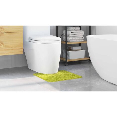 Antislip Badmat met Toilet Cut Groen 50 x 50 cm PP 4