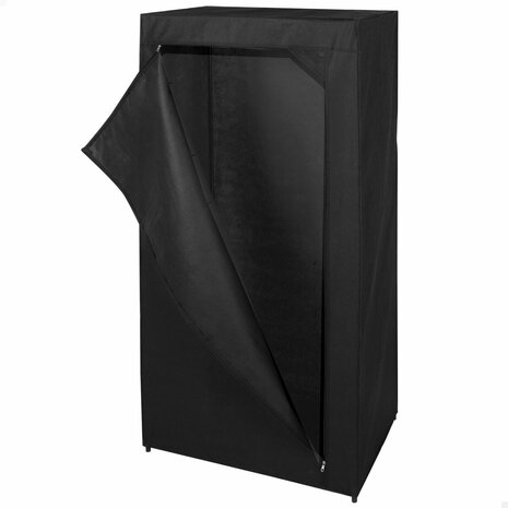 Kledingkast Max Home Zwart 70 X 148 X 46 CM 4 Stuks 2
