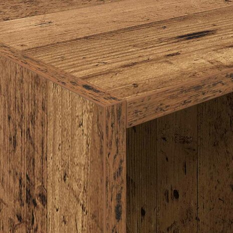 Kledingkast met plank Oud hout 41 x 48 x 102 cm Bewerkt hout 8