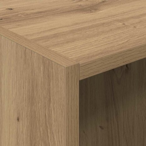 Kledingkast met plank artisanaal eikenkleurig 41 x 48 x 102 cm 8