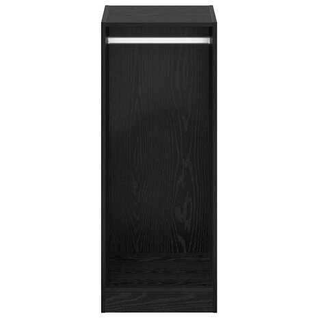Kledingkast met plank Zwart eiken 41 x 48 x 102 cm Bewerkt hout 5