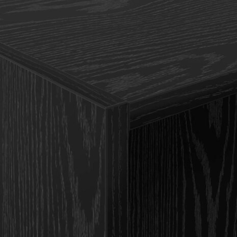 Kledingkast met plank Zwart eiken 41 x 48 x 102 cm Bewerkt hout 8