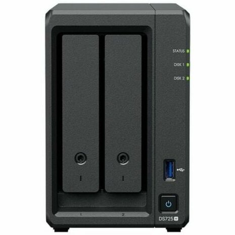 Netwerkopslag NAS Synology DS725+ Zwart AMD Ryzen R1600 8