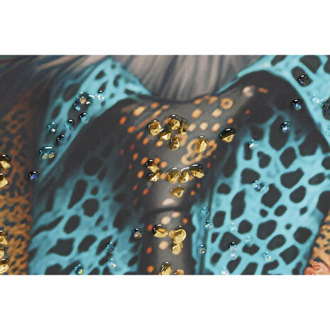 Schilderij Home ESPRIT Koloniaal Leeuw 63 x 3,5 x 93 cm (2 Stuks) 4