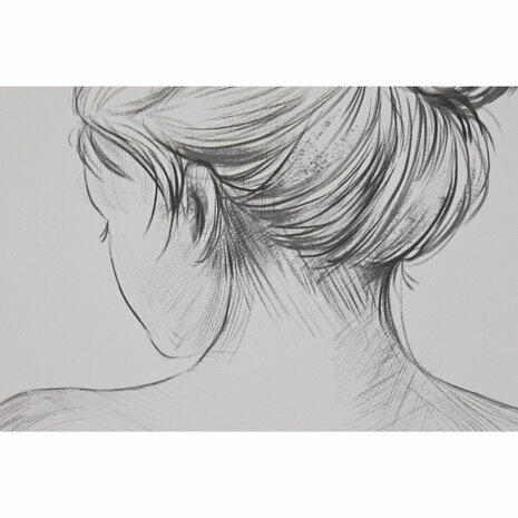 Schilderij Home ESPRIT Vrouw Modern 82,3 x 4,5 x 102,3 cm (2 Stuks) 3