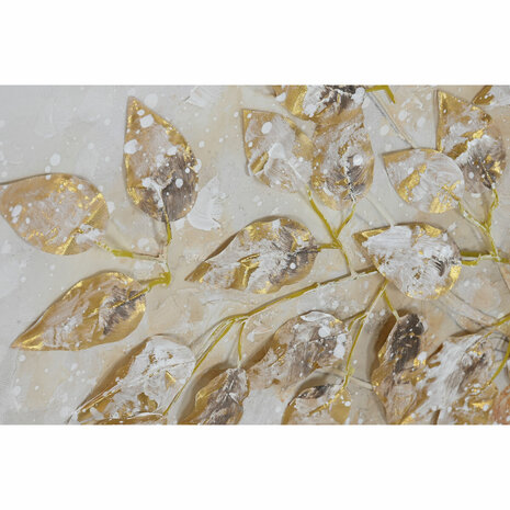 Schilderij Home ESPRIT Gouden Canvas Hout MDF Boomstructuur Traditioneel 120 x 3 x 60 cm (2 Stuks) 3