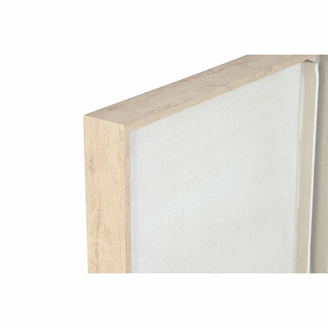 Schilderij Home ESPRIT Wit Beige Abstract Stads 92 x 4,5 x 92 cm (2 Stuks) 2