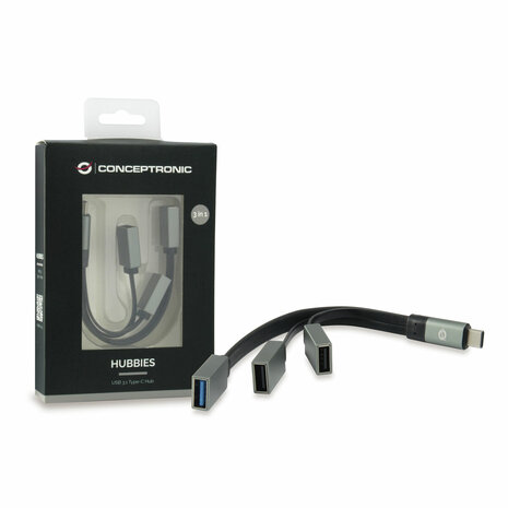 USB-HUB Conceptronic 110514407 Grijs 3