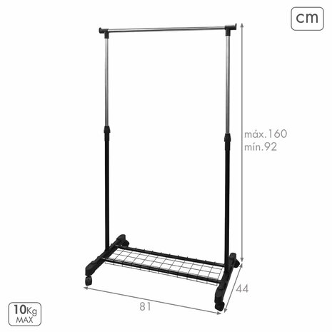 Kapstok Max Home Metaal (4 Stuks) 4
