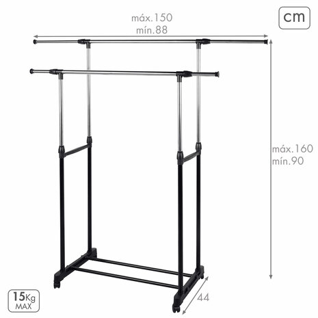 Kapstok Max Home Metaal (2 Stuks) 4