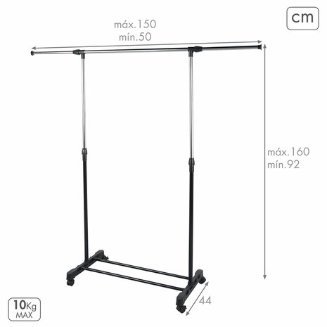 Kapstok Max Home Metaal (4 Stuks) 4