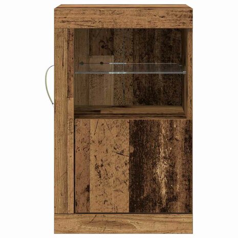 Bijzetkast 2 pcs Oud hout 41 x 37 x 67 cm Bewerkt hout 6
