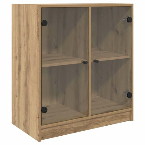 Bijzetkast Artisan Eiken 68 x 37 x 75,5 cm Bewerkt hout 2