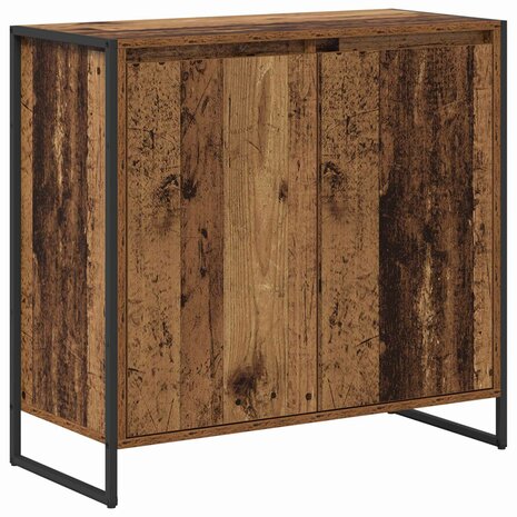 Bijzetkast Oud Hout 79 x 36 x 75 cm Bewerkt hout 2