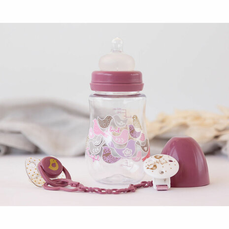 Babyfles 250 ml Roze 2