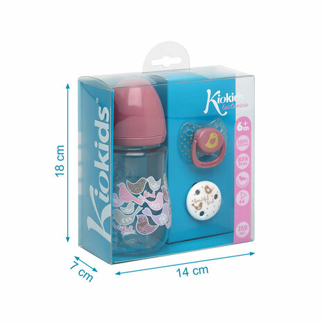 Babyfles 250 ml Roze 4