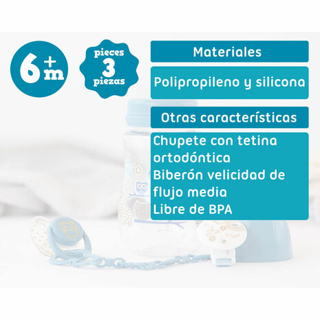 Babyfles 250 ml Blauw 5