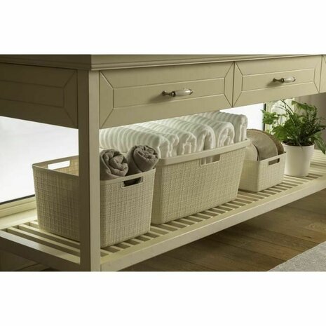 Wasmand Curver Yute Wit Plastic 45 L 4