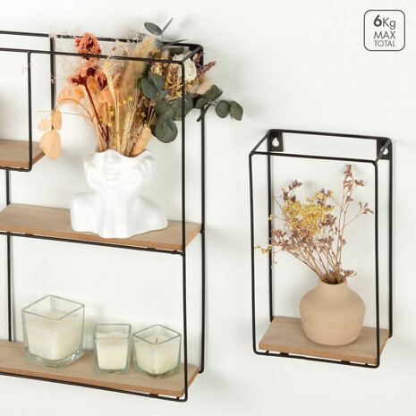 Kapstok Max Home Ijzer Hout MDF (2 Stuks) 3