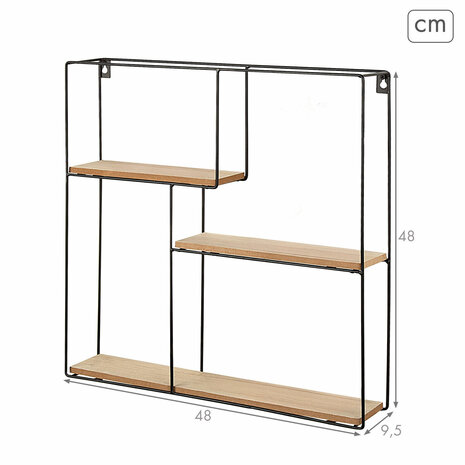 Kapstok Max Home Ijzer Hout MDF (2 Stuks) 4