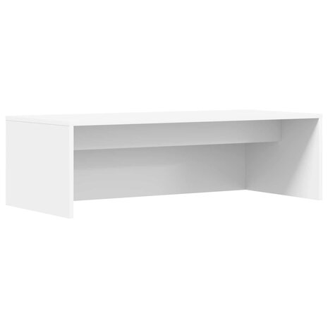 Aan de muur bevestigd bureau Wit 100 x 45 x 30 cm Bewerkt hout 2