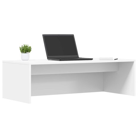 Aan de muur bevestigd bureau Wit 100 x 45 x 30 cm Bewerkt hout 3