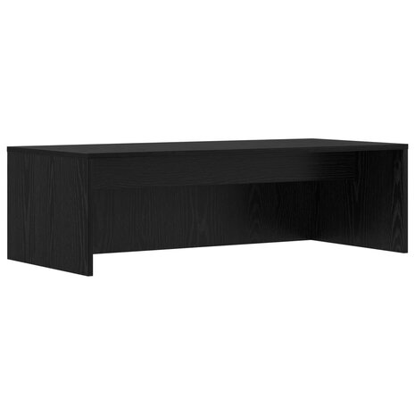 Aan de muur bevestigd bureau Zwart Eiken 100 x 45 x 30 cm 2