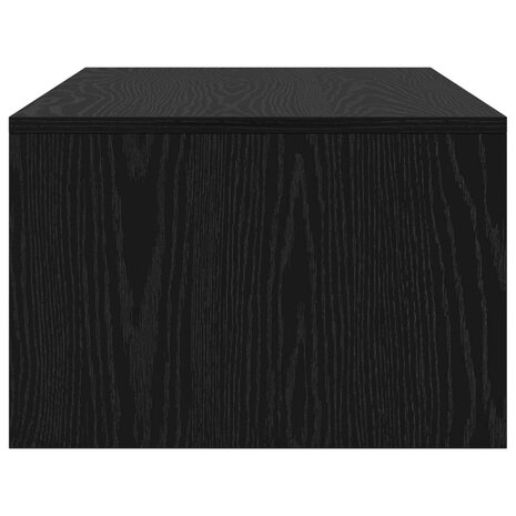 Aan de muur bevestigd bureau Zwart Eiken 100 x 45 x 30 cm 6