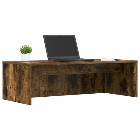 Aan de muur bevestigd bureau Gerookt eiken 100 x 45 x 30 cm 3