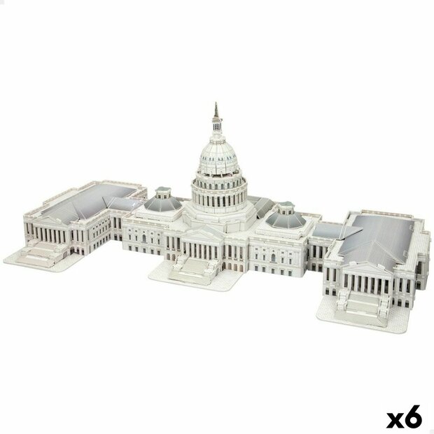 3D puzzel Colorbaby Capitolio 126 Onderdelen 52,5 x 20,5 x 23,5 cm (6 Stuks) 1