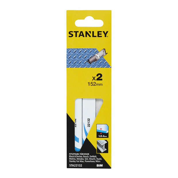 Zaagblad Stanley STA22132-XJ 15,2 cm 2 Stuks 1