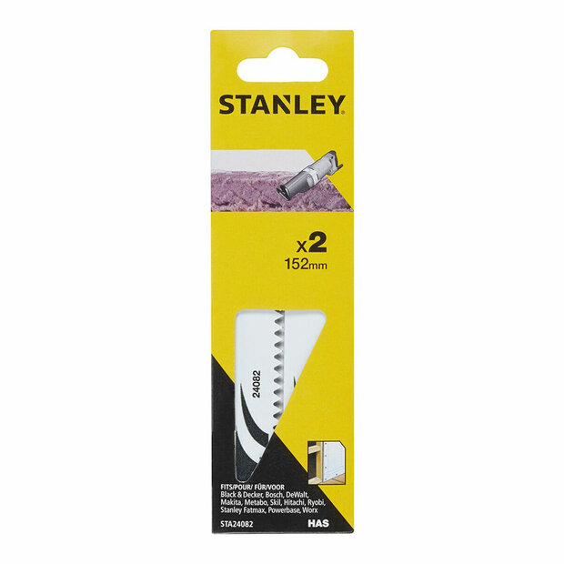 Zaagblad Stanley sta24082-xj Beton 15,2 cm (2 Stuks) 1
