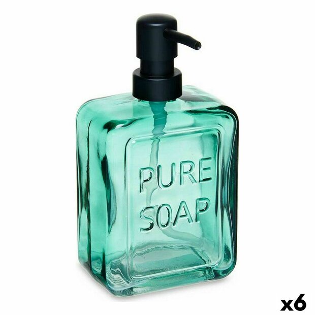 Zeepdispenser Pure Soap Kristal Groen 570 ml (6 Stuks) 1