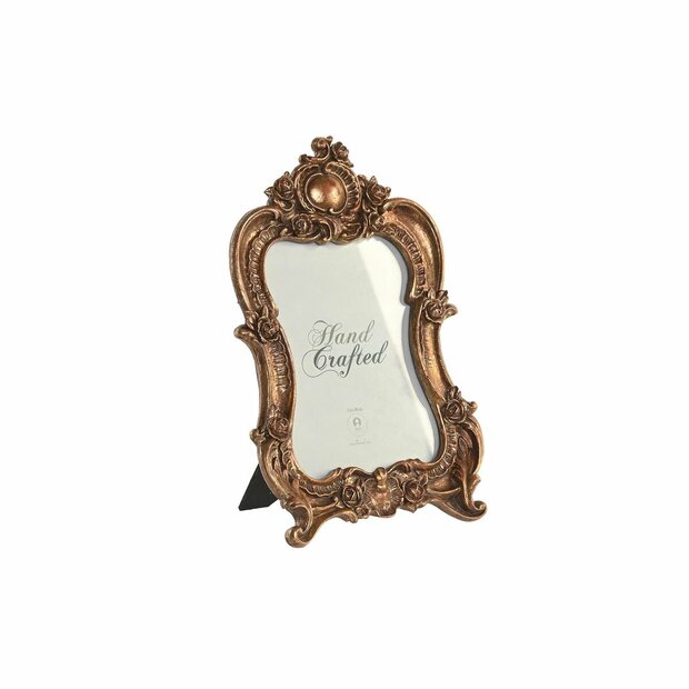 Fotolijsten DKD Home Decor 17,5 x 2 x 28 cm Gouden Hars 1