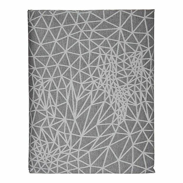 Tafelkleed Abstract Grijs Jacquard Wit (140 x 180 cm) 1