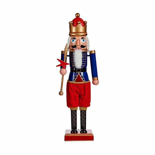 Decoratieve figuren Rood Blauw Notenkraker 18,5 x 81,5 x 16,5 cm Plastic 1