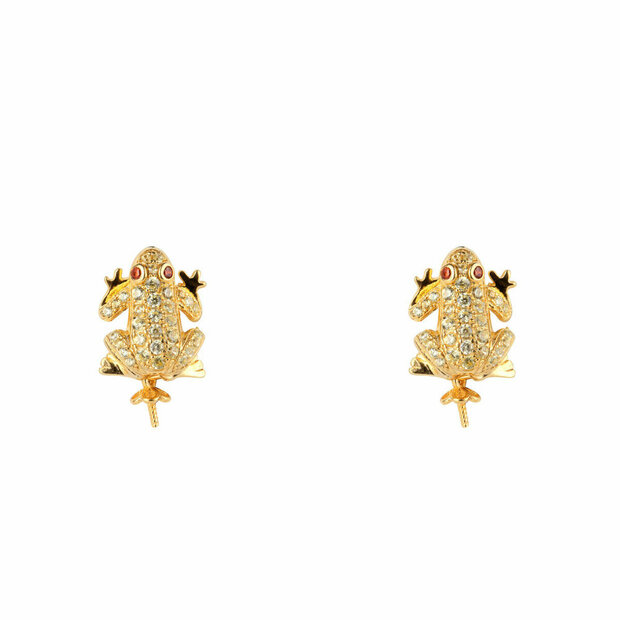 Dames oorbellen Lancaster JLA-EAR-FROG-6 1,2 cm 1