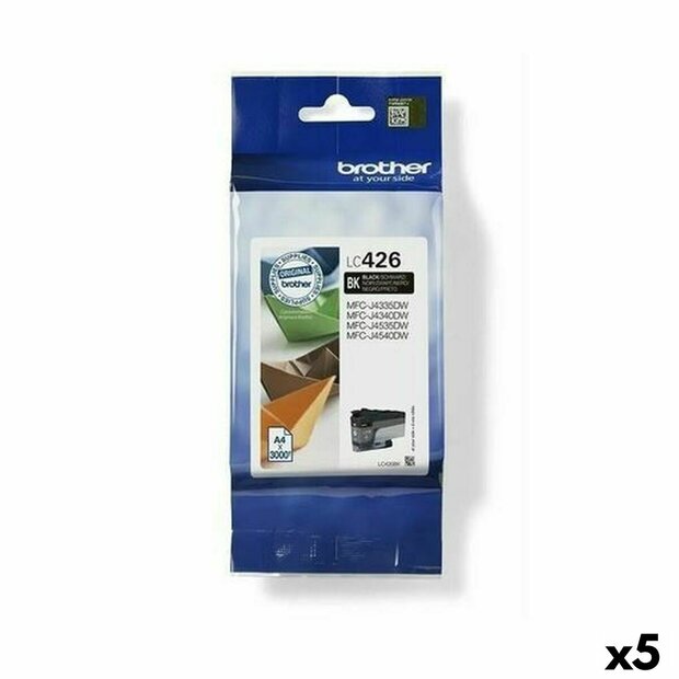 Originele inktcartridge Brother LC426 Zwart (5 Stuks) 1