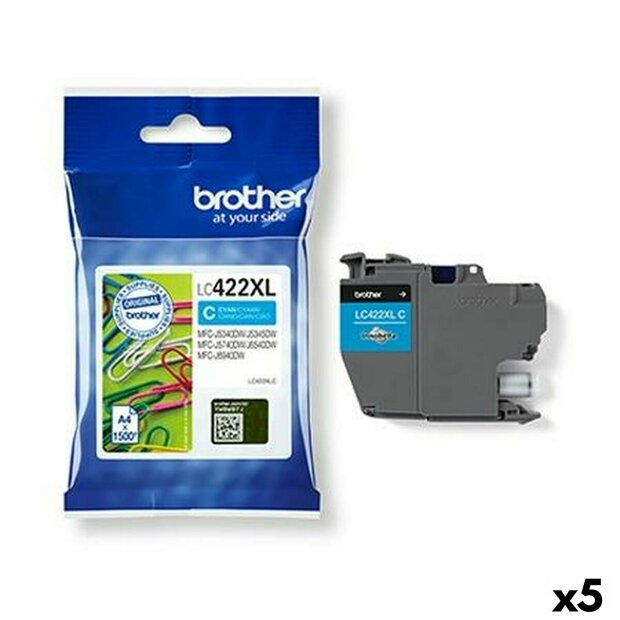 Originele inktcartridge Brother MFCJ5340DW MFCJ5740DW MFCJ6540DW MFCJ6940DW Cyaan (5 Stuks) 1