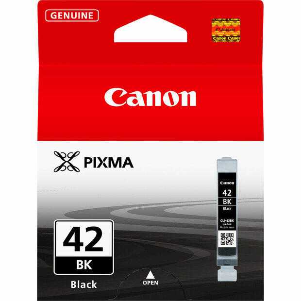 Originele inktcartridge Canon CLI-42 BK Zwart Rood 1